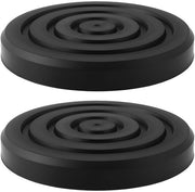 Pavimento in gomma 135 mm - 2 pezzi - Adatto per pallet 127 mm - Capacità di sollevamento - Resistenza a compressione - Gomma duratura - Supporto per pallet