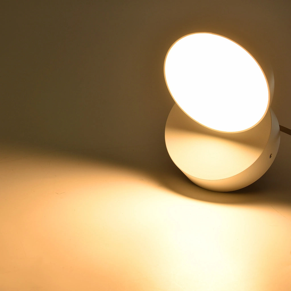APPLIQUE LED DA ESTERNO 12W CON CCT SWITCH LAMPADA DA PARETE ORIENTABILE IP54 - 3 TEMPERATURE DI COLORE DESIGN MODERNO IN ALLUMINIO BIANCO