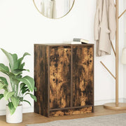 Credenza Rovere Fumo 57x34x76 cm in Legno Multistrato