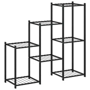 Mensola contenitore/fioriera per soggiorno 83 x 25 x 80 cm in ferro nero codice 02_0047095