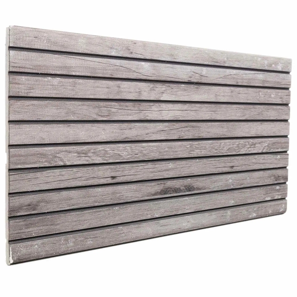 Pannelli da parete 10 pz Grigio 100 x 50 cm Schiuma EPS CFW4403878