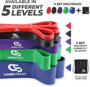Cinture di resistenza - Assistenza al movimento - Cinture di allenamento per CrossFit - Powerlifting - Yoga - Mobilità di stiramento (una per acquisto) per uomini e donne