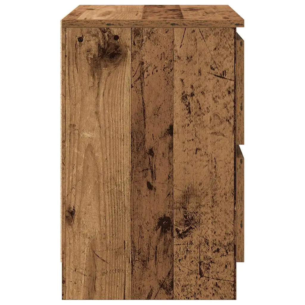 Mobile Porta TV Legno Antico 40x35x54 cm in Legno Multistrato 861776