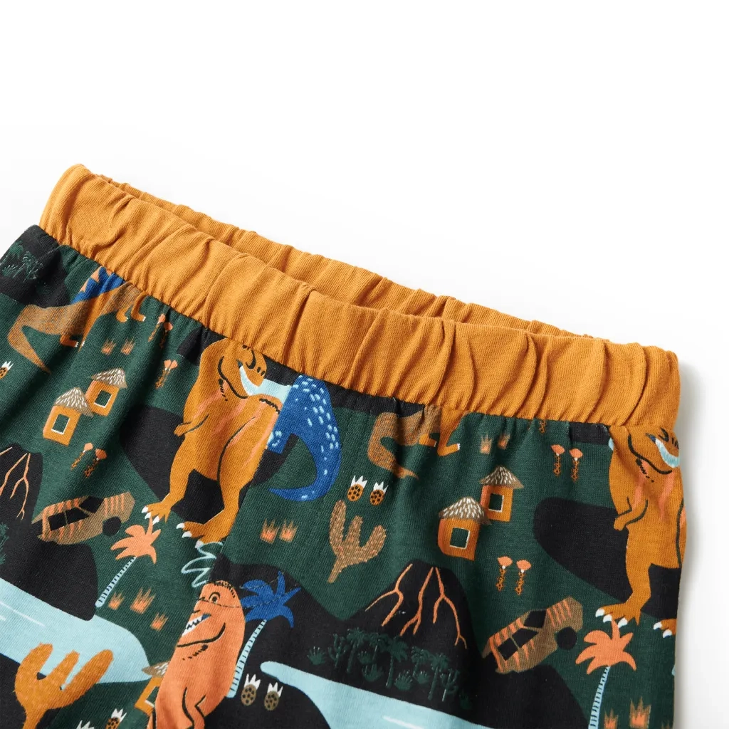 Pigiama da Bambino a Maniche Lunghe Verde Scuro 92 CFW8616449