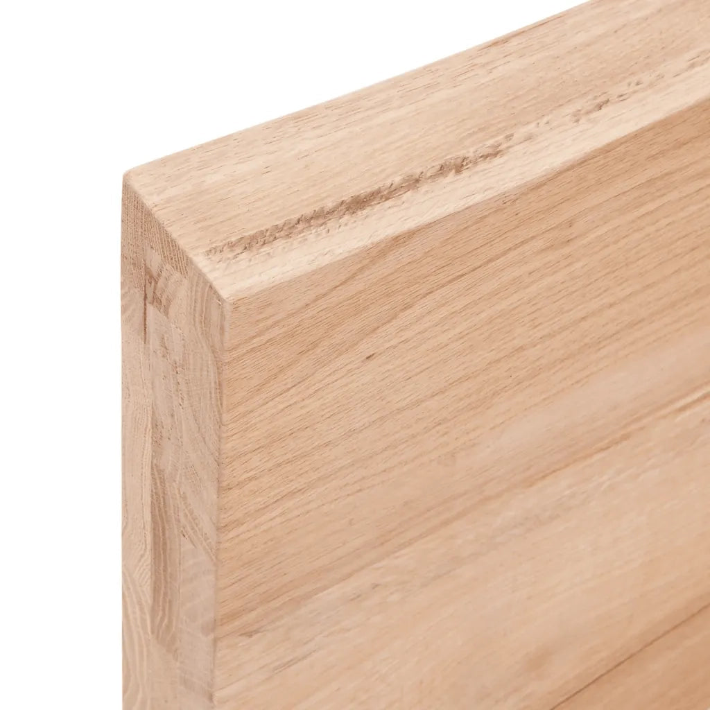 Ripiano Muro Marrone 80x50x(2-6) cm Massello Rovere Trattato 363670