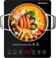 Induttore per cucina - 2000W design sottile - 10 livelli di potenza - nero