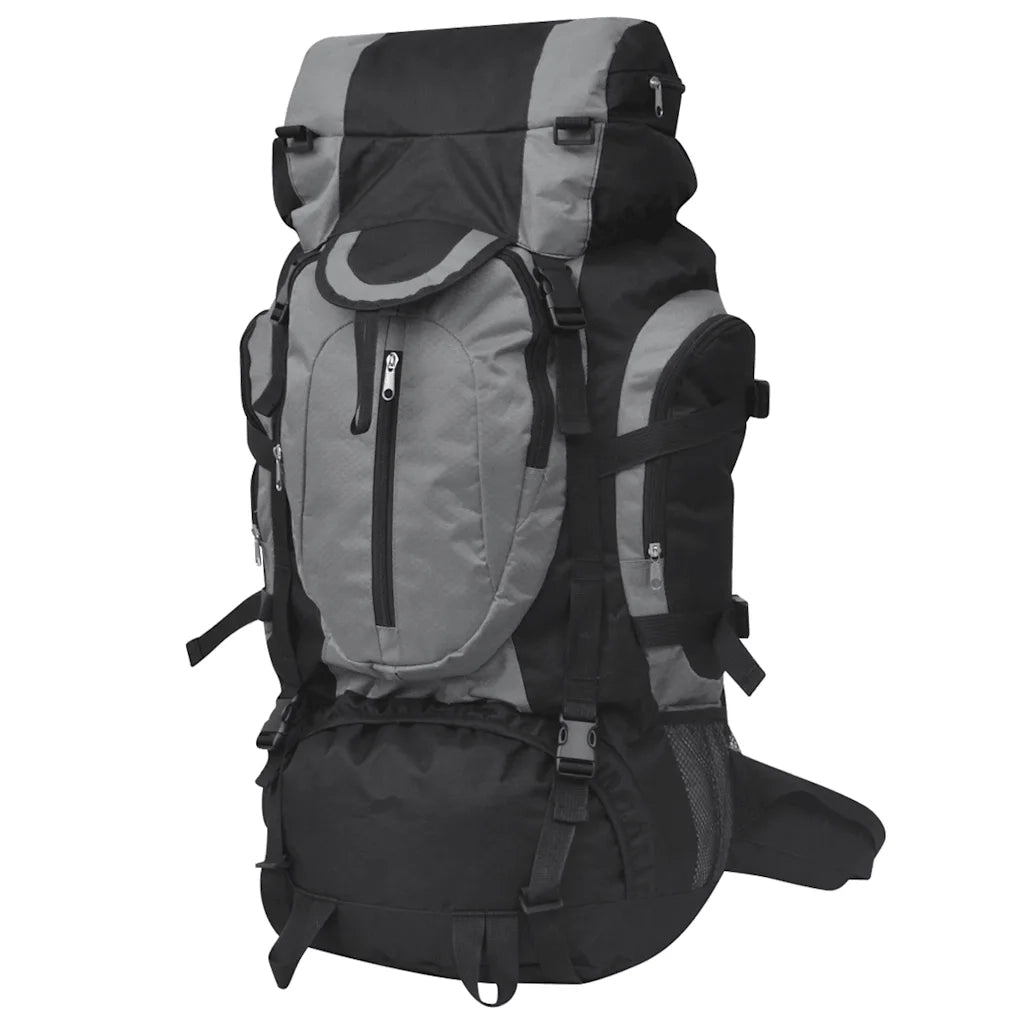 Zaino da Escursioni XXL 75 L Nero e Grigio 91106
