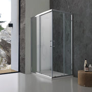 Box doccia 70x100 cm in cristallo trasparente