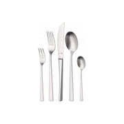 WMF 11.5891.6330 Corvo Set di Posate 30 Pezzi per 6 Persone in Acciaio Inox Cromargan Protect Opaco Lavabile in Lavastoviglie colore Argento