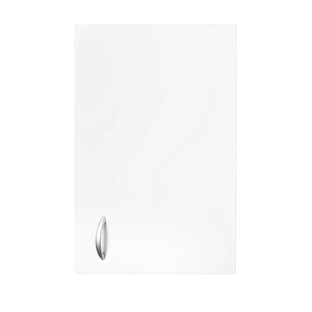 Pensile multiuso 45x32 in legno bianco con due ripiani Fedra