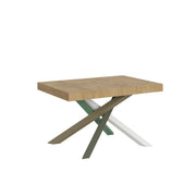 Tavolo allungabile 90x140/244 cm Volantis telaio gambe 4 colori (A) - Quercia Natura