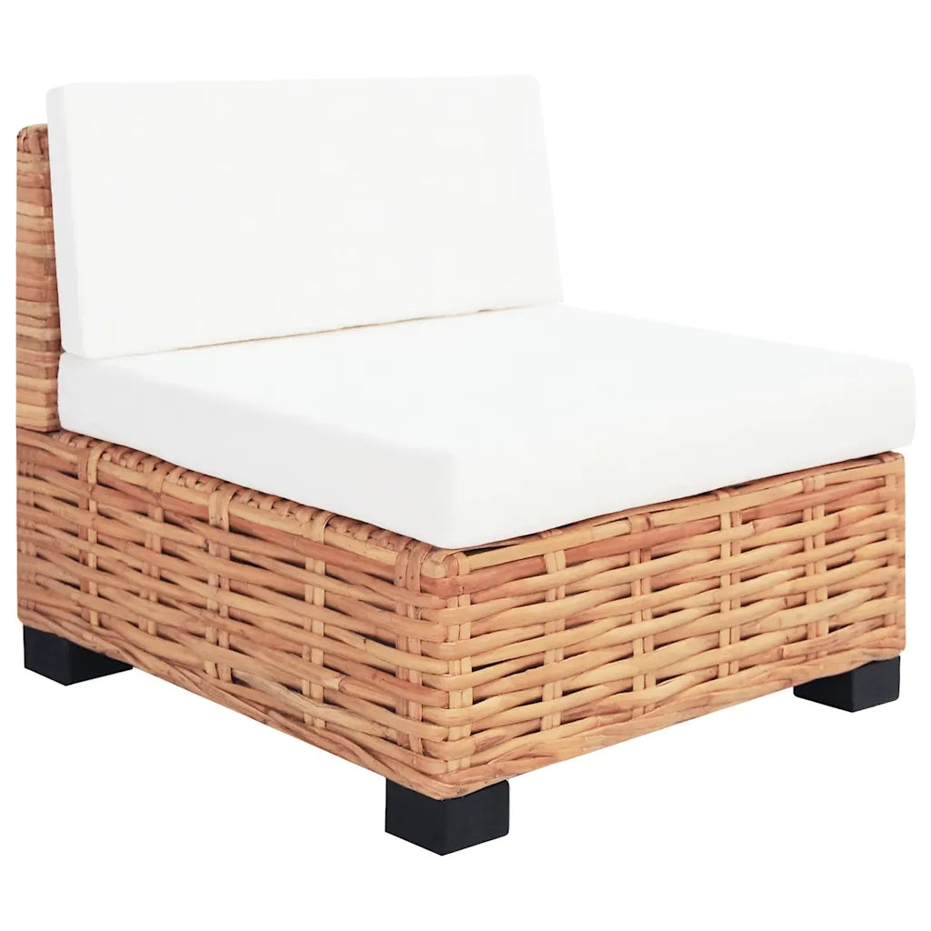 Set Divano 18 pz in Rattan Naturale cod mxl 34855