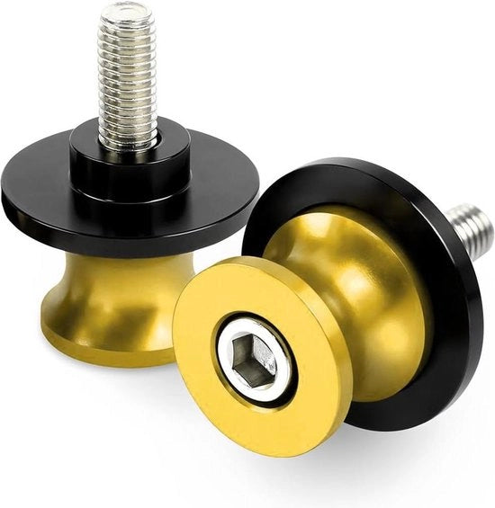 Accessori per Motorcicletta - Oscillante Braccio per Spoletta - Set di 2 - Slittini per Spool in Alluminio per Protezione della Sospensione - Accessori per Motorcicletta.