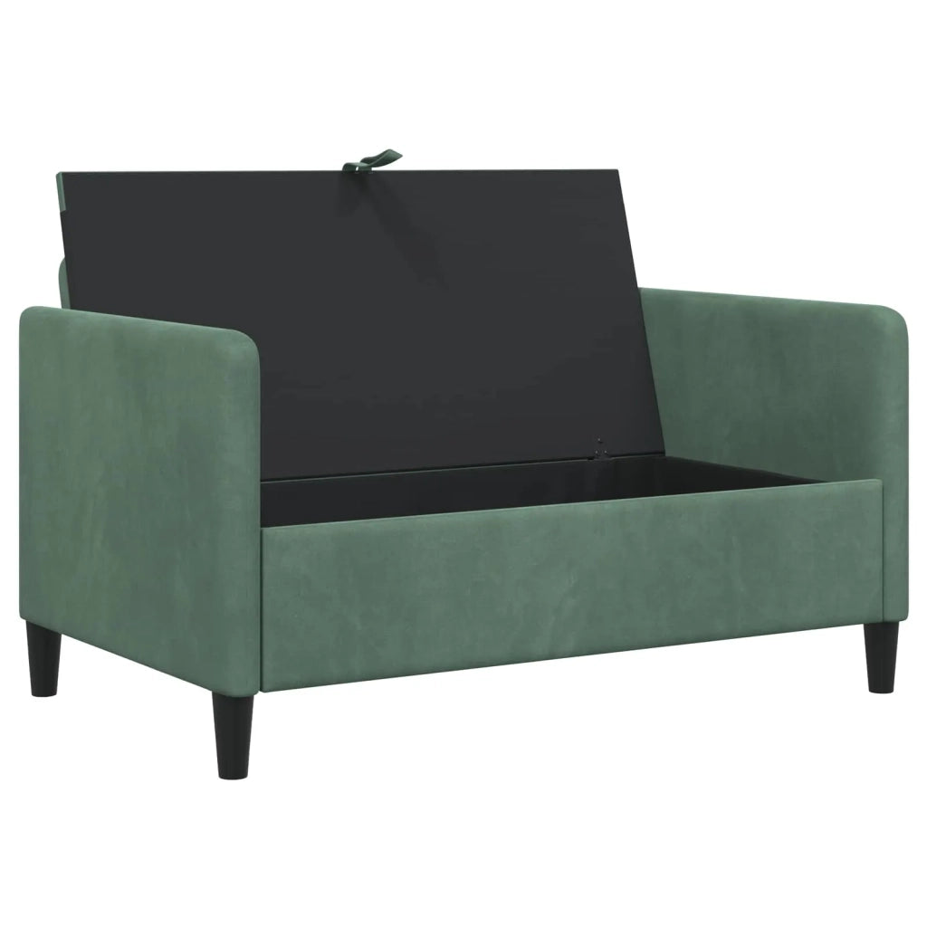 Divano con Storage Verde Mare 122 x 78 x 87 cm Poliestere 42036916