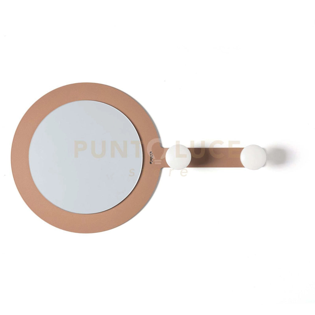 Specchio moderno da parete Riflesso & Appeso Mocha mousse