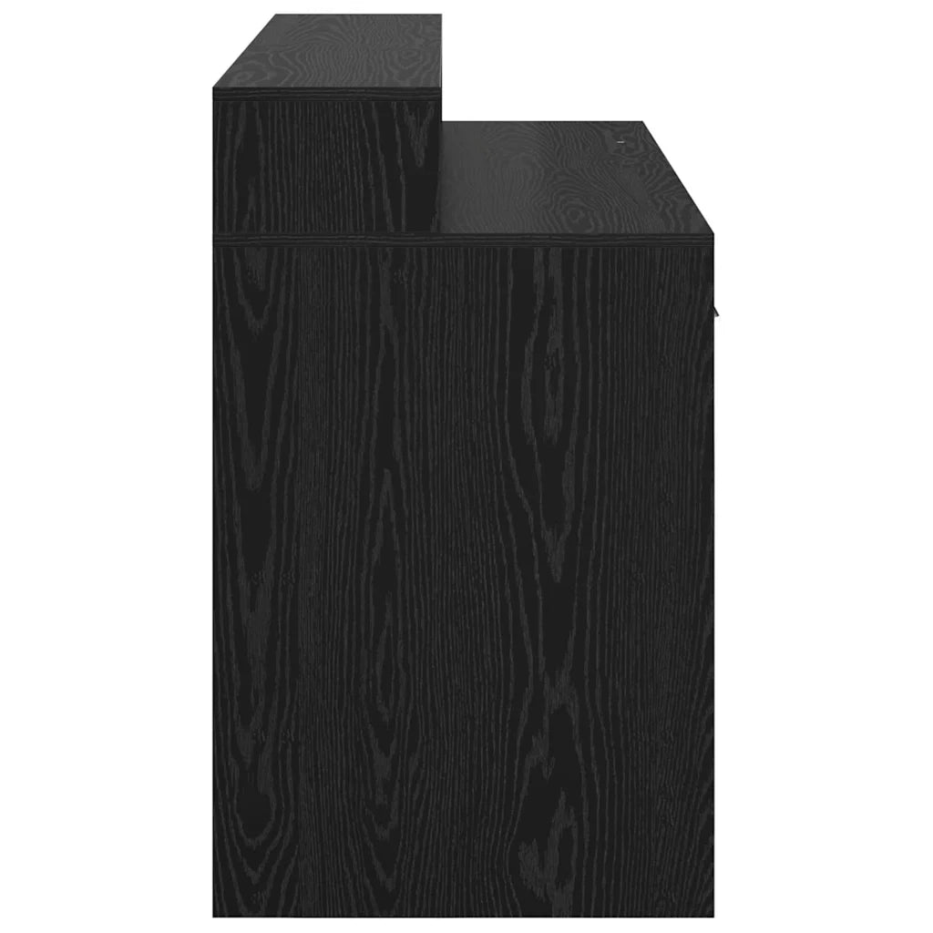 Scrivania | Tavolo da Ufficio Rovere nero 120 x 55 x 91 cm Legno multistrato