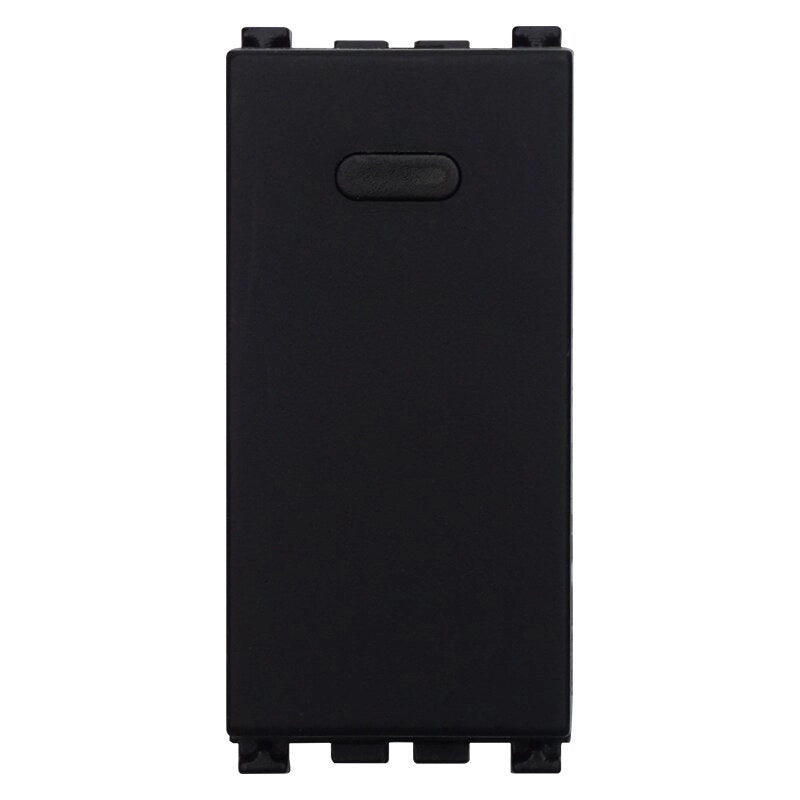 Invertitore 1P 16A Unipolare Colore Nero Compatibile Con Vimar Arke