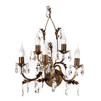 Applique 5 luci Teresa Bronzo