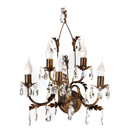 Applique 5 luci Teresa Bronzo