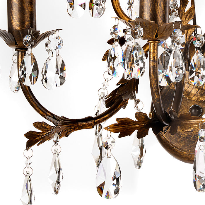 Applique 5 luci Teresa Bronzo