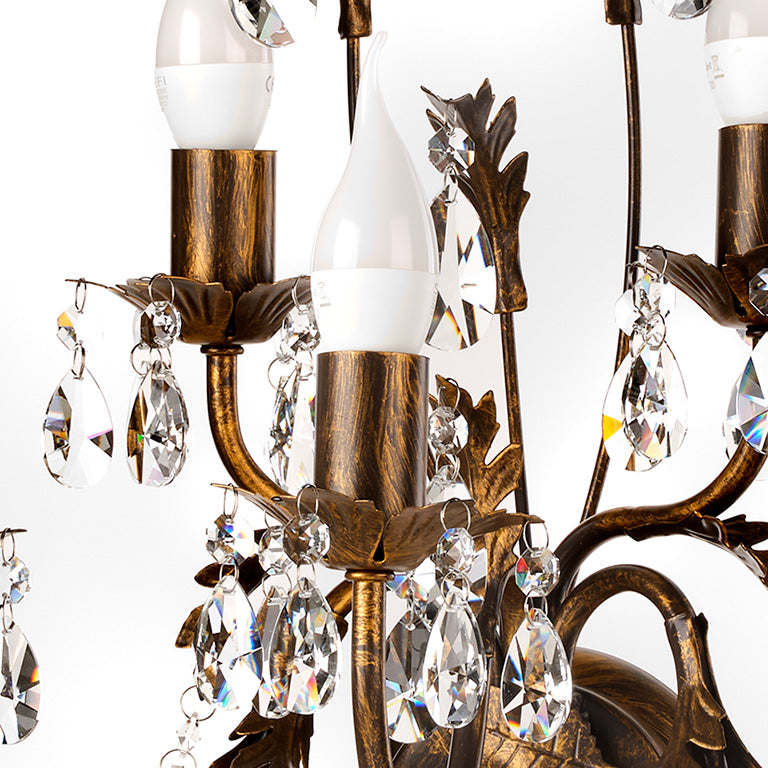 Applique 5 luci Teresa Bronzo