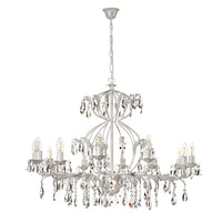 Lampadario 12 luci Teresa Avorio