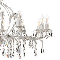 Lampadario 12 luci Teresa Avorio