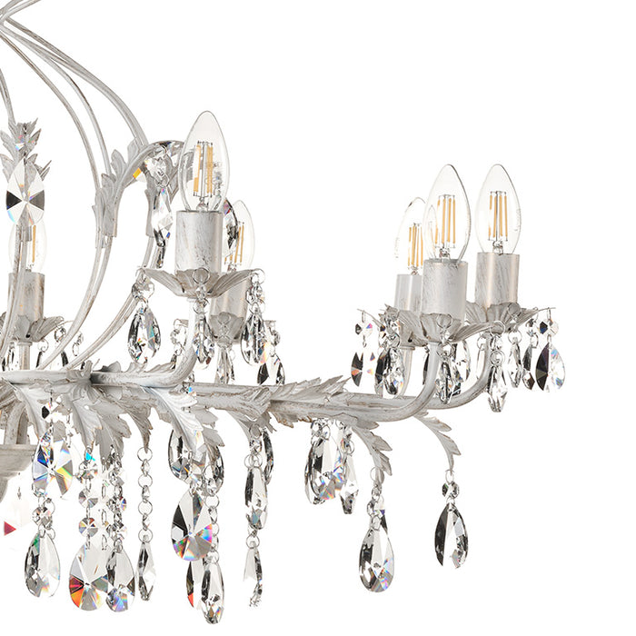 Lampadario 12 luci Teresa Avorio