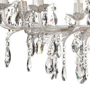 Lampadario 12 luci Teresa Avorio