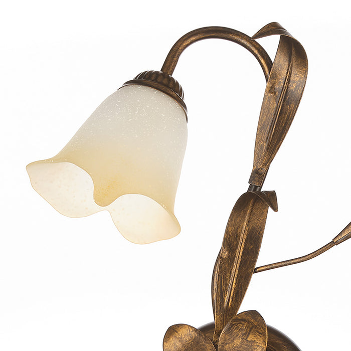 Plafoniera 3 luci Lucrezia Bronzo