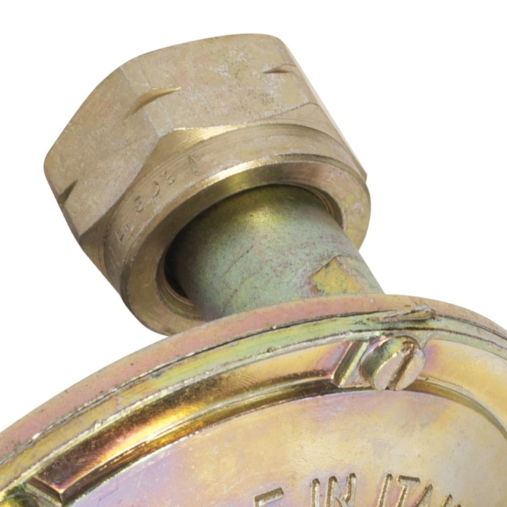 Regolatore per bombole a squadra taratura variabile per esterno