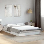 Giroletto-Struttura Letto Bianco 140x200 cm in Legno Multistrato 495640