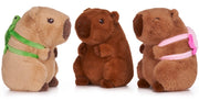 Peluche Capibara con zainetto animaletto 20 cm,1 pezzo modello casuale,Eta 0+