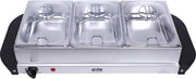 Buffet warmer e piastra di riscaldamento 2 in 1 200 W - soluzione ideale per buffet e feste - Disponibile in diverse colori
