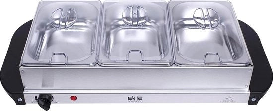 Buffet warmer e piastra di riscaldamento 2 in 1 200 W - soluzione ideale per buffet e feste - Disponibile in diverse colori