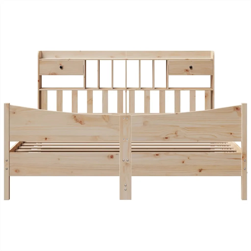 Giroletto senza Materasso 180x200 cm in Legno Massello di Pino 3323368