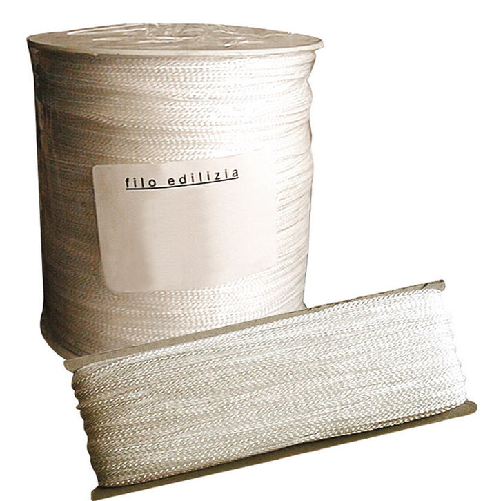 filo per edilizia stabilizzato ai raggi uv col. bianco mt. 250 cod:ferx.vit17248