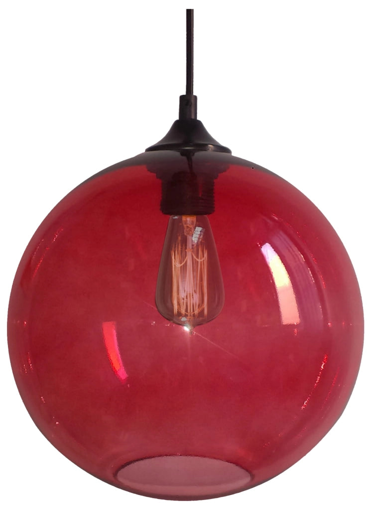 Candellux Edison lampada a sospensione Ø25 nero E27