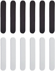 Copertura per Pad 12 pezzi - Copertura autoadesiva - Copertura assorbente - Protezione per capote - Adatto per sportpetti - Bianco/Nero - Copertura per capote