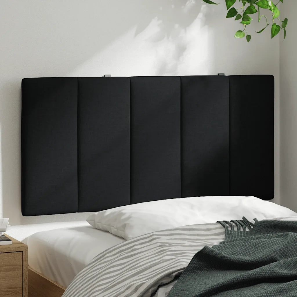 Cuscino Testiera Hanko Nero 100 cm in Tessuto CFW6428046
