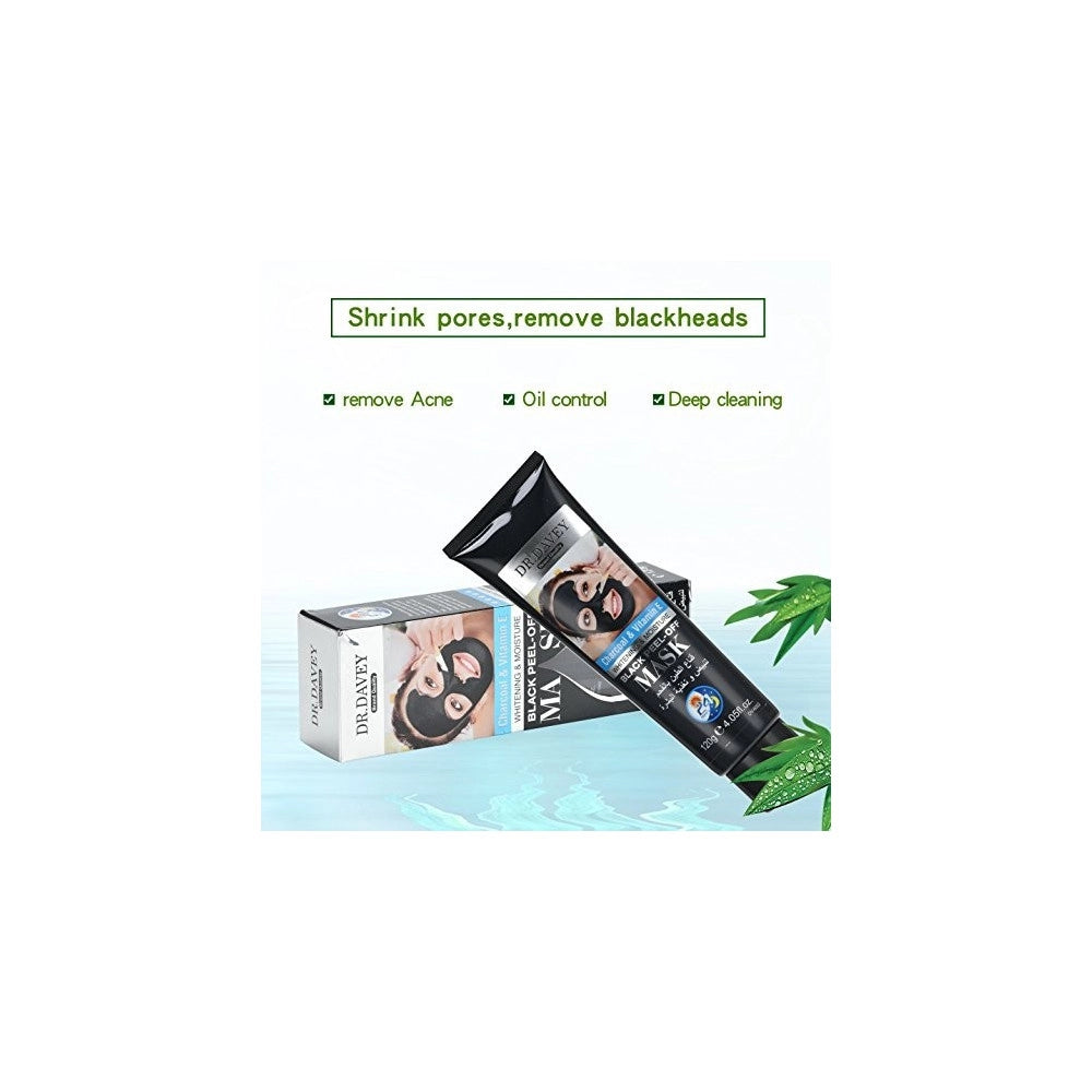 Trade Shop - Black Mask 120 Gr Maschera Bellezza Viso Faccia Pulizia Pelle Rimuove Punti Neri -
