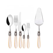 OXFORD Ghiera Argento Anticato, Posate Set 31 pz, Scatola