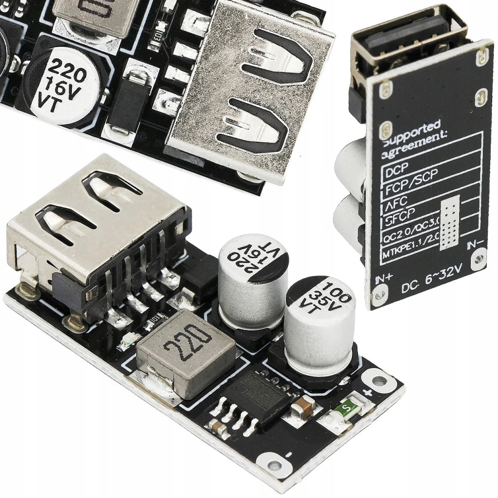 Convertitore di Tensione USB Rosfix – Modulo Step Down 1 Canale | Compatibile con USB 2.0/3.0, 5V DC