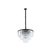 Nowodvorski Cristal 7616 lampadario 9 luci nero cristallo