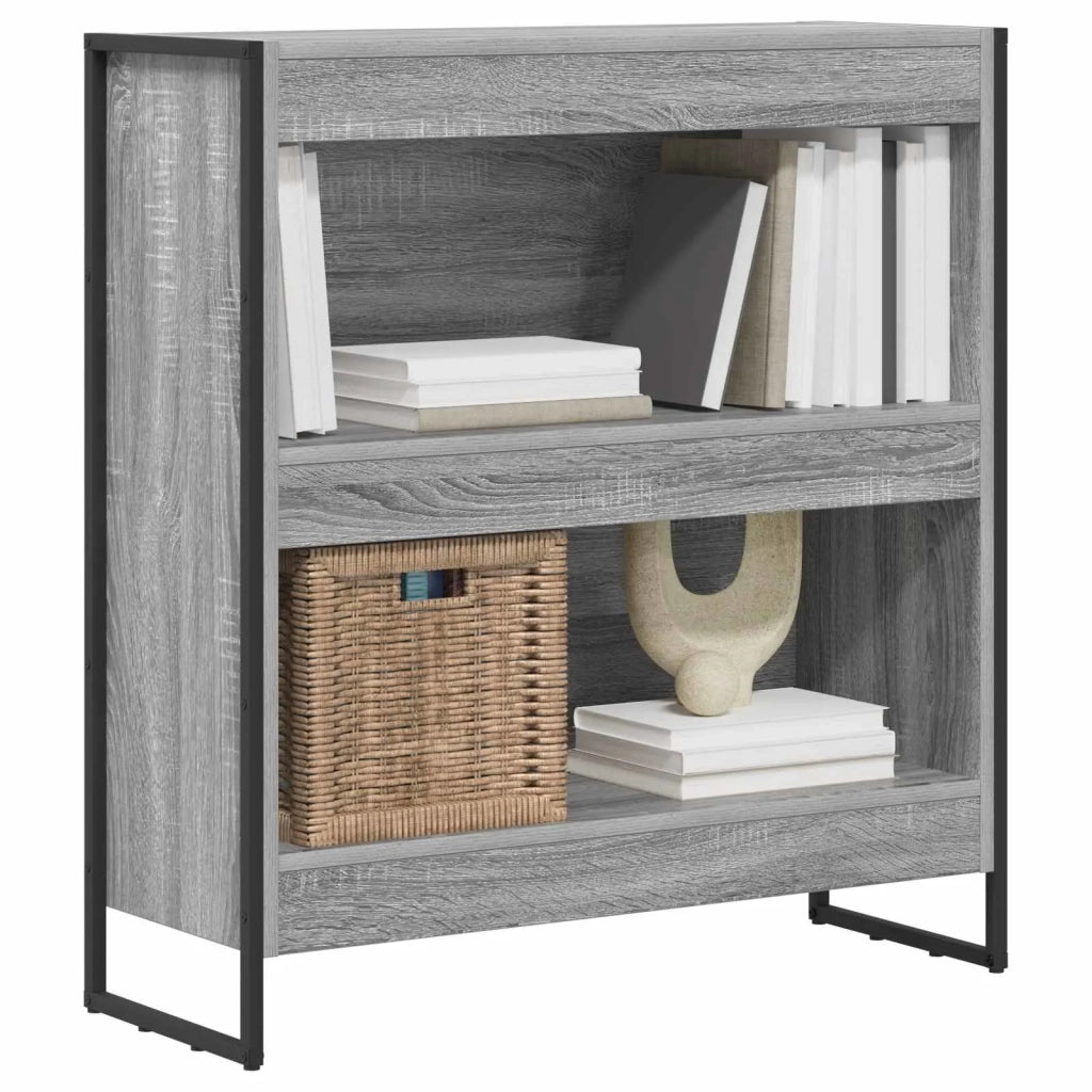 Armadio per Libri Grigio Sonoma 80 x 30 x 86,5 cm