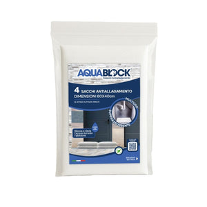 SACCHI AUTOESPANDENTI ANTIALLAGAMENTO 60X40CM AQUABLOCK CONFEZIONE 4 PEZZI