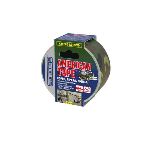 NASTRO ADESIVO AMERICAN TAPE MIMETICO 50MM 10MT DI SARATOGA