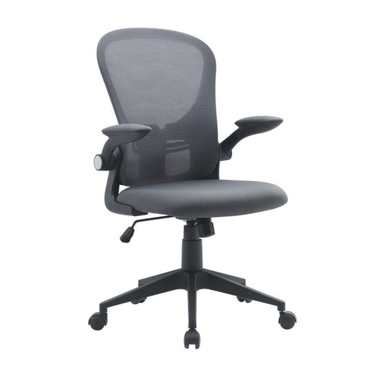 POLTRONA UFFICIO CON BRACCIOLI GRIGIA KEMPTON BIZZOTTO 61X58X109H CM