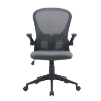 POLTRONA UFFICIO CON BRACCIOLI GRIGIA KEMPTON BIZZOTTO 61X58X109H CM