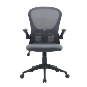 POLTRONA UFFICIO CON BRACCIOLI GRIGIA KEMPTON BIZZOTTO 61X58X109H CM